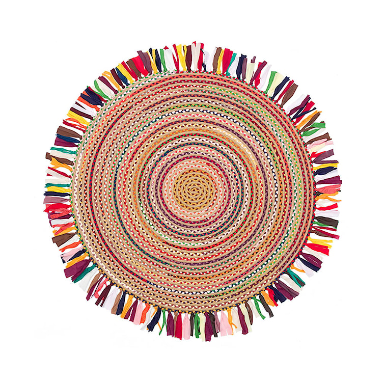Dywan okrągły Licatestred średnica 120 cm kolorowy