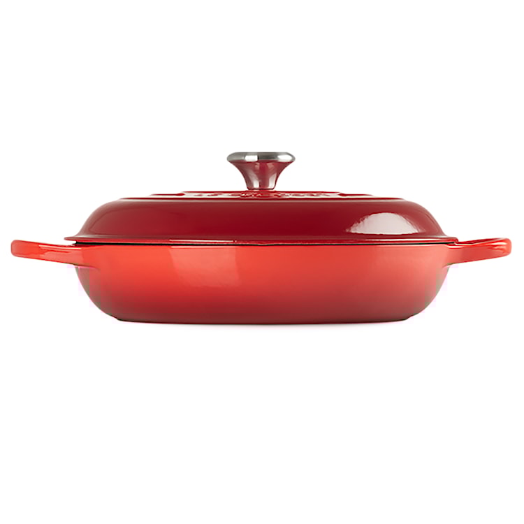 Le Creuset - Garnek żeliwny Signature Gourmet 30 cm czerwony  - zdjęcie 3