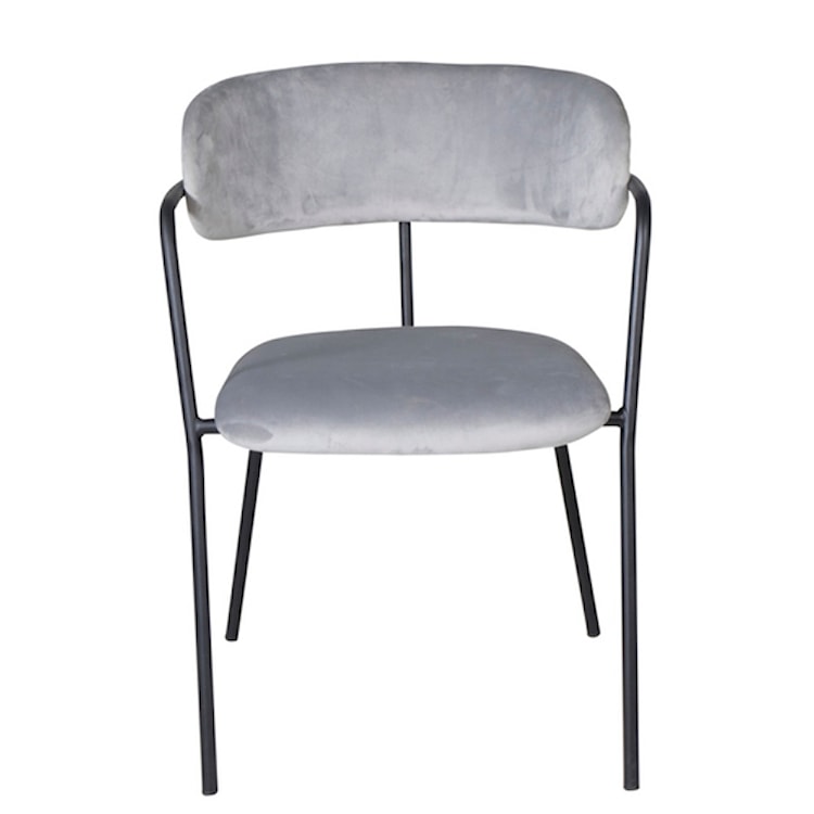 Krzesło nowoczesne Linessitive szare/czarne  - zdjęcie 6
