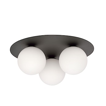 Lampa sufitowa Sorium x3 czarno-biała