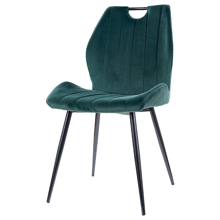 Krzesło tapicerowane Terphing zielone