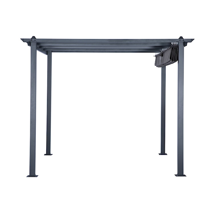 Pergola ogrodowa Sherloo 3x3 m aluminiowa szara  - zdjęcie 19