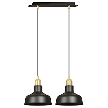 Lampa wisząca Ibere x2 42 cm czarna