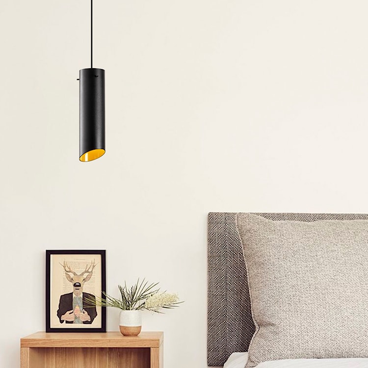 Lampa sufitowa Rientaki spot średnica 8 cm czarna  - zdjęcie 5