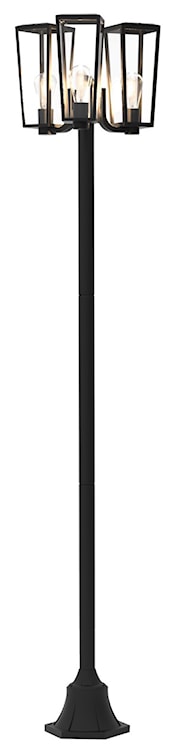 Lampa ogrodowa Pine x3 czarna