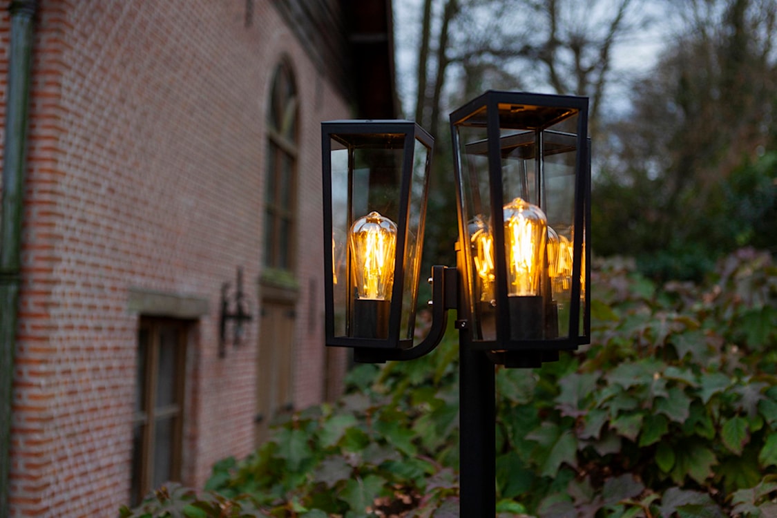 Lampa ogrodowa Pine x3 czarna  - zdjęcie 2
