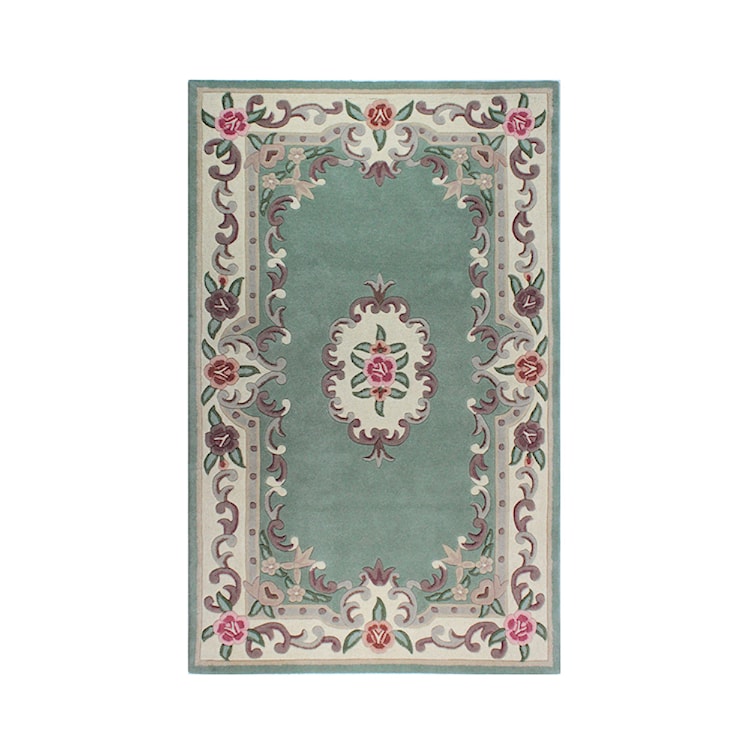 Dywan wełniany Aubusson zielony Prostokątny/150x240 