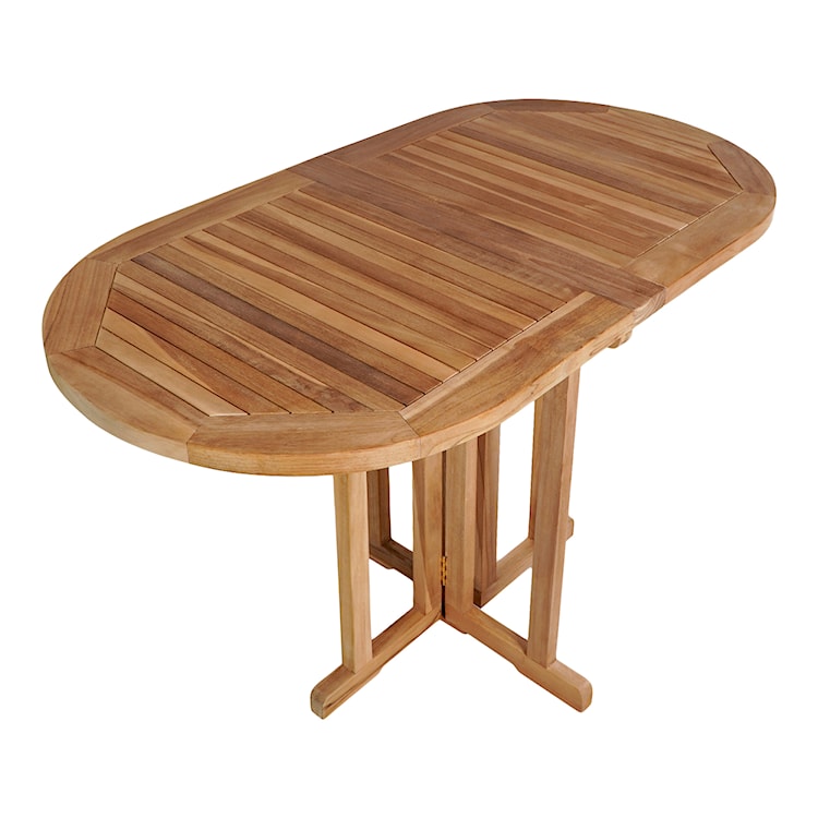 Stół ogrodowy Vellarada 120x60 cm z drewna tekowego  - zdjęcie 3