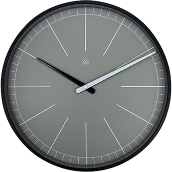 Zegar ścienny Gray 40 cm szary
