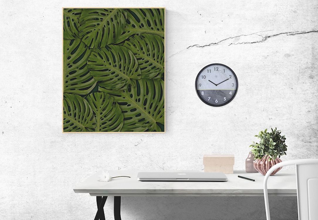 Zegar ścienny Horizon 30 cm szary  - zdjęcie 2