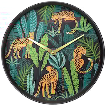 Zegar ścienny Urban Jungle średnica 30 cm kolorowy