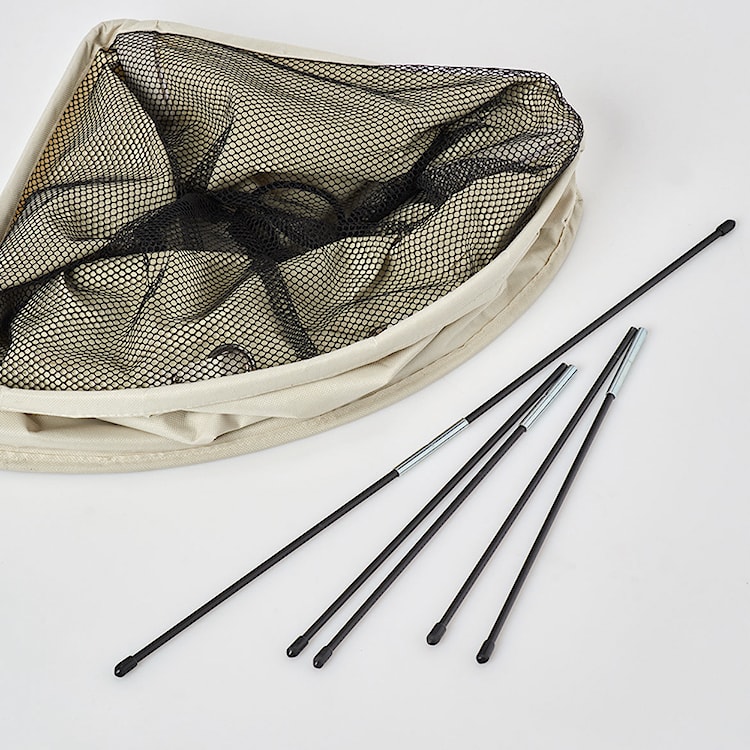 Kosz materiałowy na pranie Kidero beżowy  - zdjęcie 4