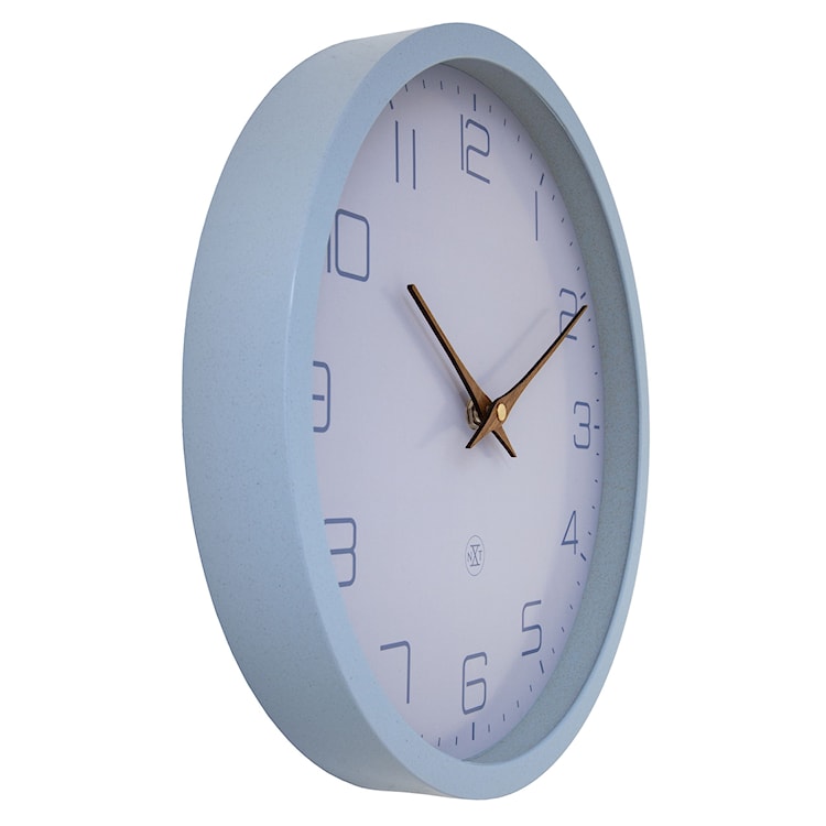 Zegar ścienny Eco 30 cm niebieski  - zdjęcie 3