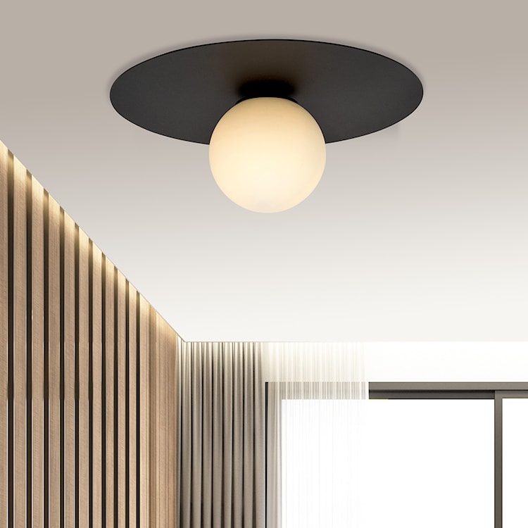 Lampa sufitowa Sorium czarno-biała  - zdjęcie 3