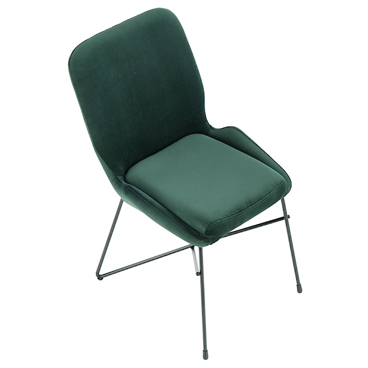 Krzesło tapicerowane Instours zielone  - zdjęcie 5