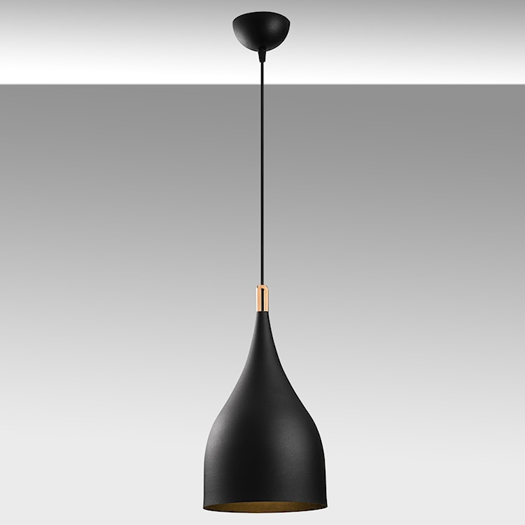 Lampa sufitowa Ardulace średnica 25 cm czarna  - zdjęcie 8