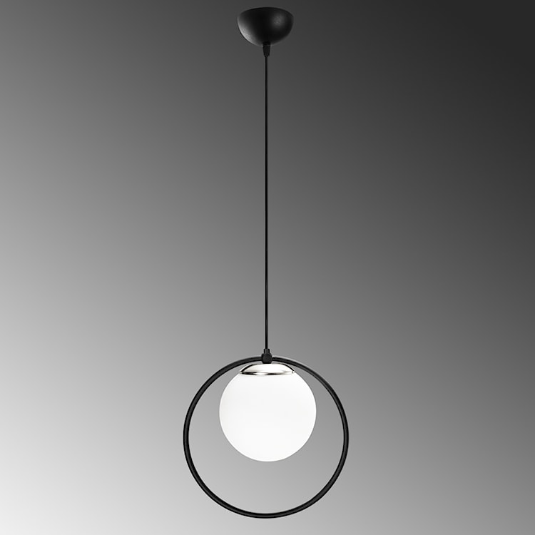 Lampa wisząca Solanum 126 cm czarno-biała  - zdjęcie 4