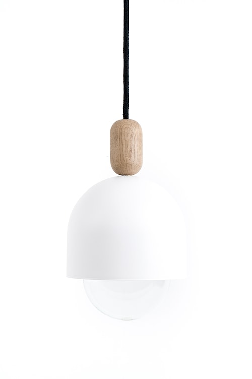 Lampa wisząca Opik biała B04 węgiel kamienny  - zdjęcie 3