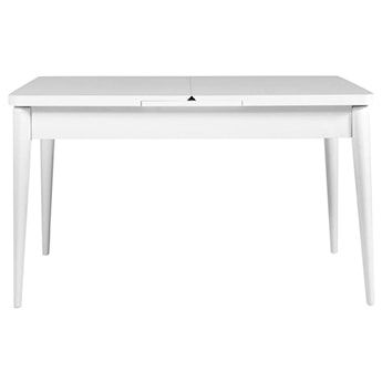 Stół rozkładany Elioused 129-163x80 cm biały