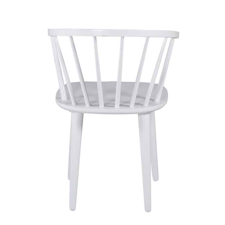 Krzesło drewniane Garfew białe  - zdjęcie 6