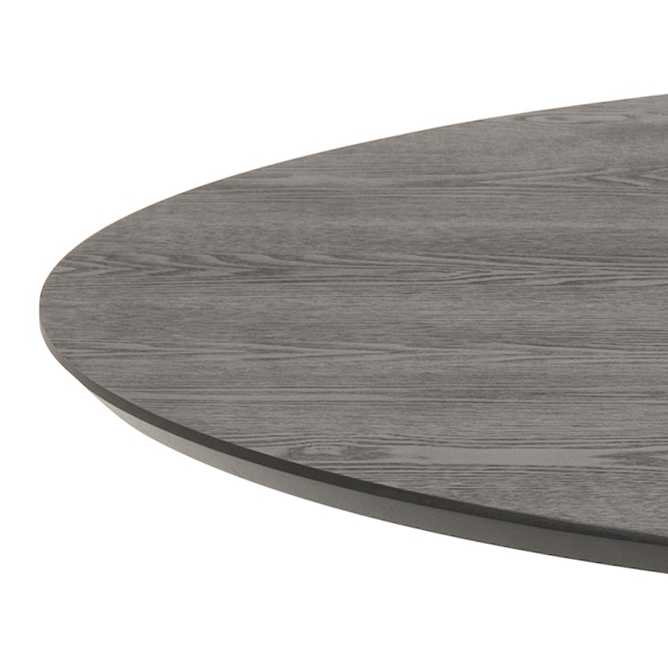 Stół okrągły Balsamita średnica 110 cm jesion na czarnej nodze  - zdjęcie 3