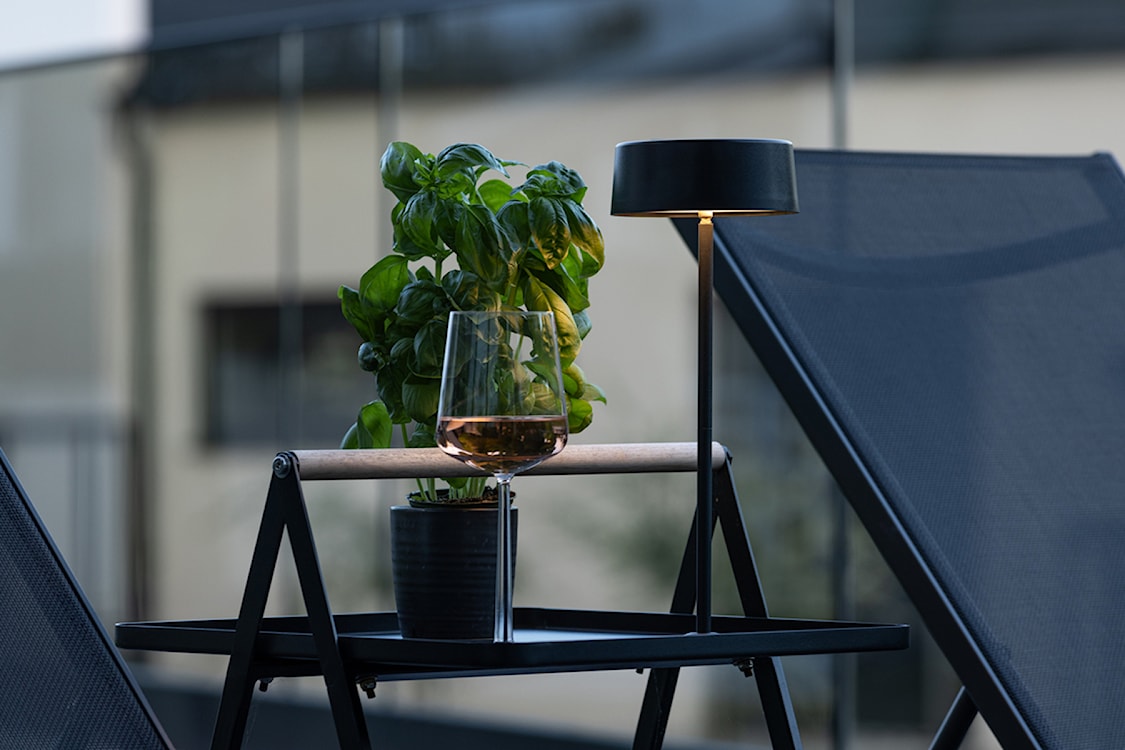 Lampa ogrodowa Tern LED 15 cm czarna  - zdjęcie 3