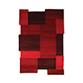 Dywan wełniany Collage czerwony Prostokątny/120x180