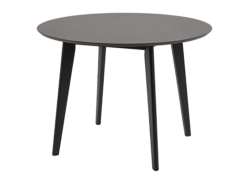 Stół okrągły Gemirro o średnicy 105 cm czarny 