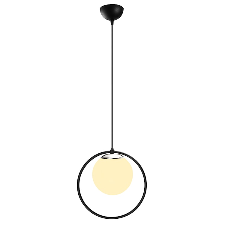 Lampa wisząca Solanum 126 cm czarno-biała  - zdjęcie 3