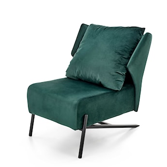 Fotel wypoczynkowy Dinable zielony velvet