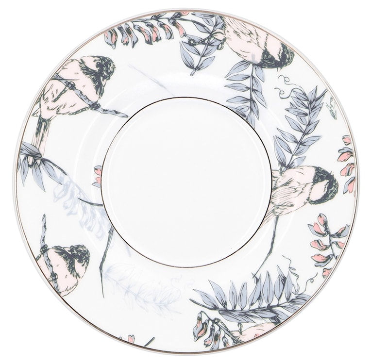 Zestaw filiżanek dla 4 os. porcelanowy Jenny 250 ml wielokolorowy  - zdjęcie 9