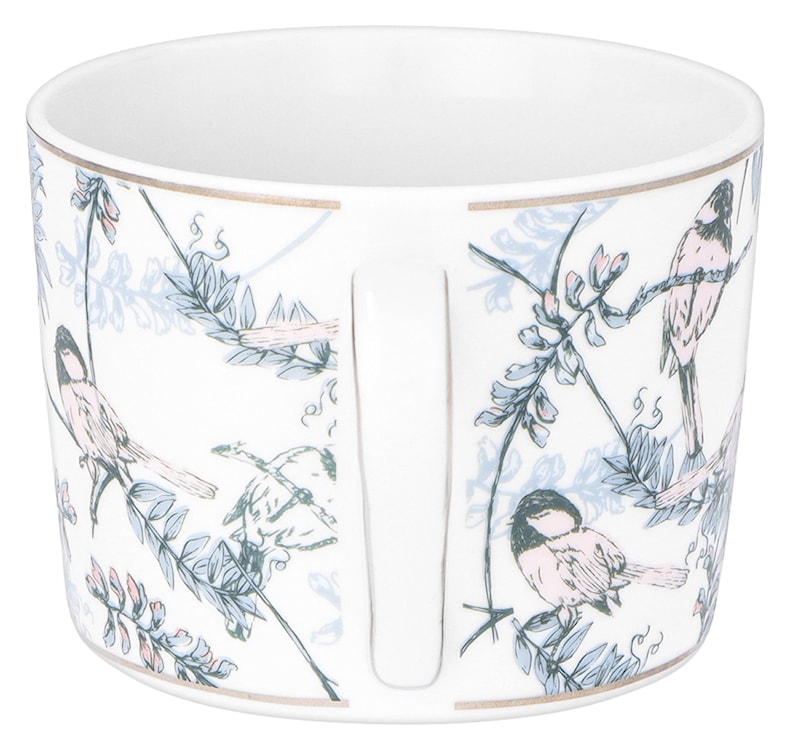 Zestaw filiżanek dla 4 os. porcelanowy Jenny 250 ml wielokolorowy  - zdjęcie 5