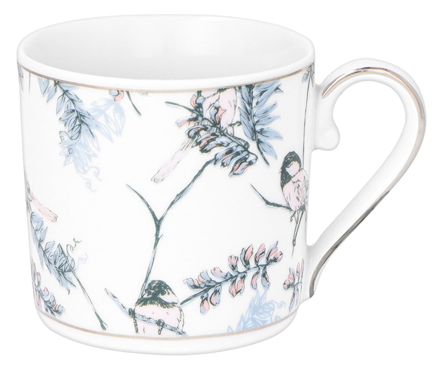 Zestaw filiżanek dla 4 os. porcelanowy Jenny 100 ml wielokolorowy  - zdjęcie 4