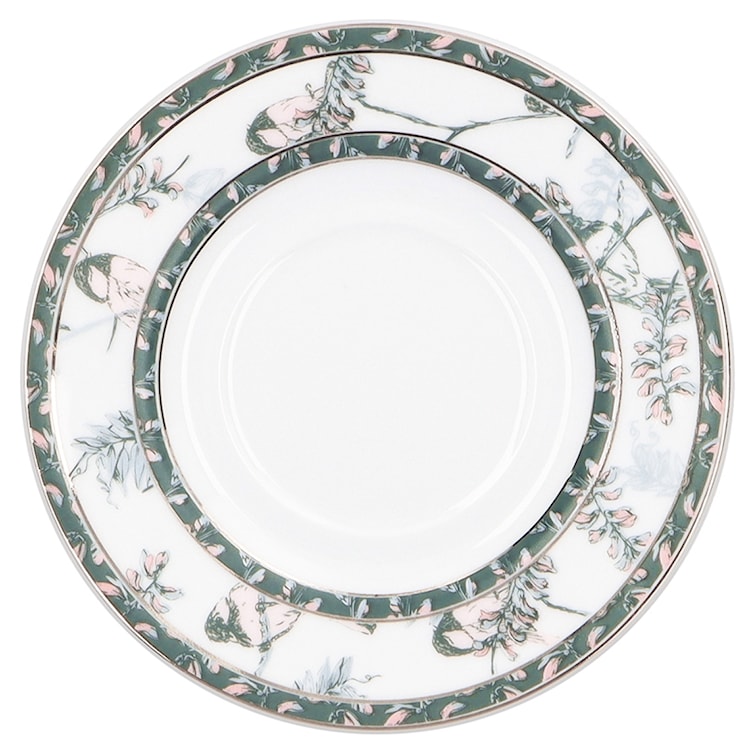 Zestaw filiżanek dla 4 os. porcelanowy Jenny 100 ml wielokolorowy  - zdjęcie 5