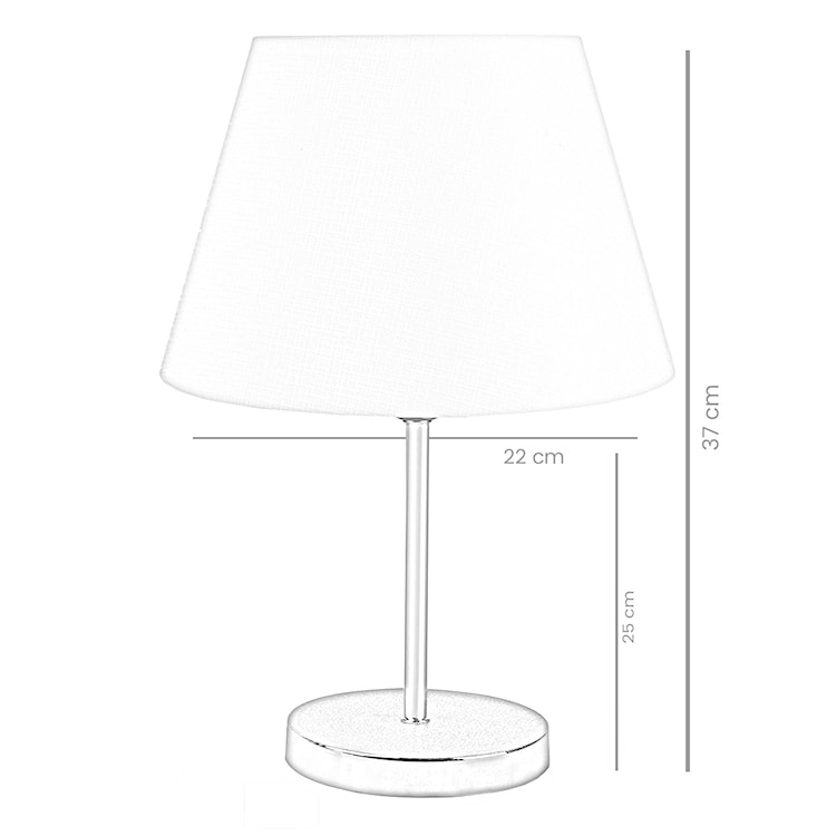 Zestaw dwóch lamp stołowych Rebrect kremowo/złote  - zdjęcie 2