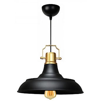 Lampa wisząca Rebrect średnica 25 cm czarna