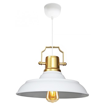 Lampa wisząca Rebrect średnica 25 cm biała