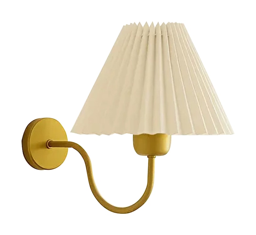 Kinkiet Nova kremowo-złoty 