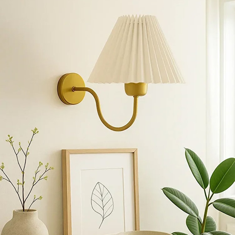 Kinkiet Nova kremowo-złoty  - zdjęcie 2