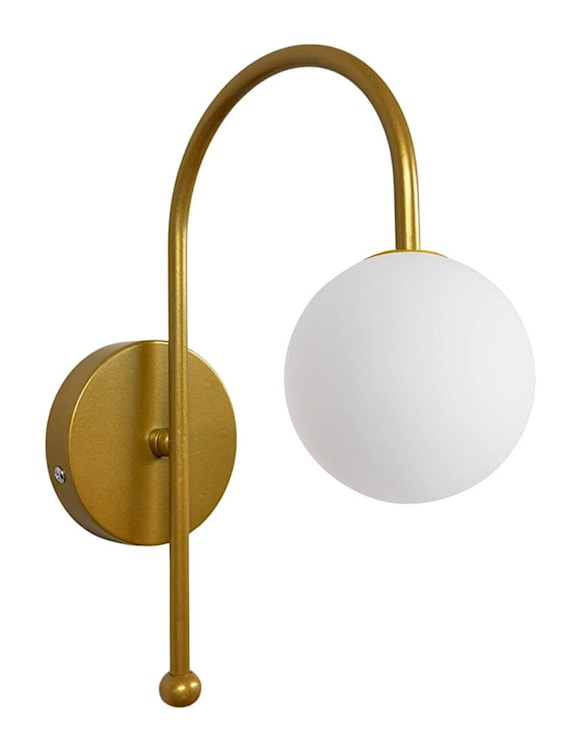 Kinkiet Zenith biało-złoty 