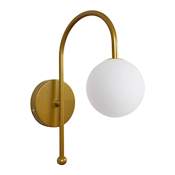 Kinkiet Zenith biało-złoty