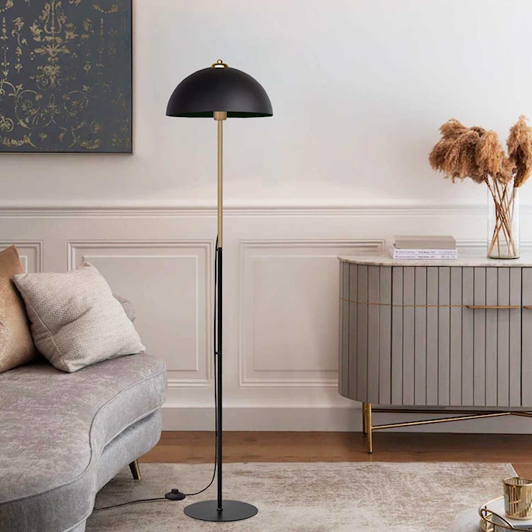 Lampa podłogowa Orb czarna  - zdjęcie 2