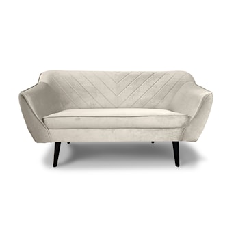 Sofa dwuosobowa Voltana beżowa velvet