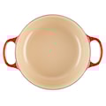 Le Creuset - Brytfanna żeliwna Signature 22 cm czerwona  - zdjęcie 6