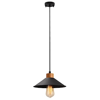 Lampa wisząca Amplija o średnicy 24 cm czarna