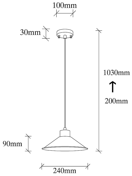 Lampa wisząca Amplija o średnicy 24 cm czerwona  - zdjęcie 7