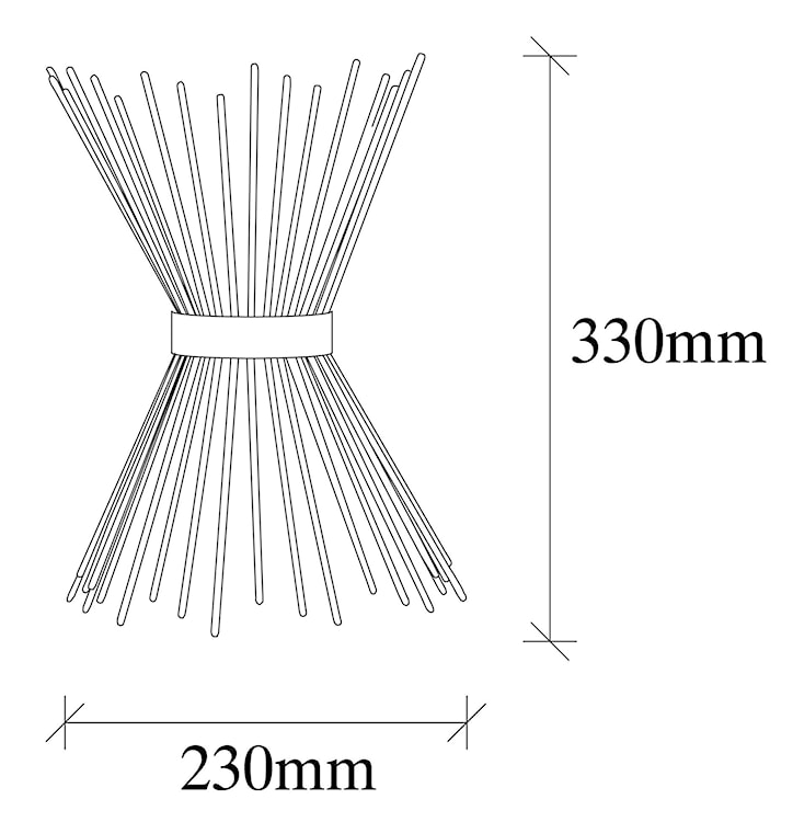 Lampa ścienna nowoczesna Baruch miedziana  - zdjęcie 7