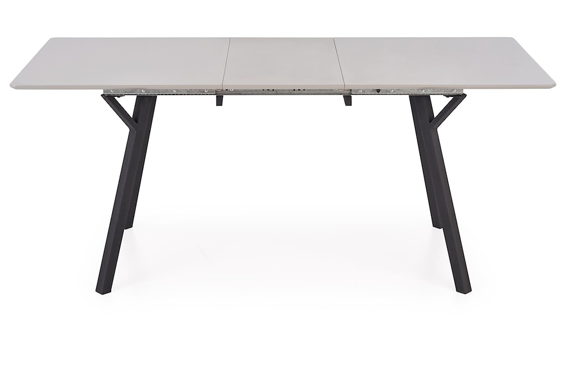 Stół rozkładany Opiatiest 140-180x80 cm jasny popiel/czarny  - zdjęcie 9