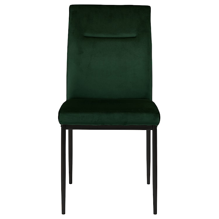 Krzesło tapicerowane Todiar ciemnozielone  - zdjęcie 4