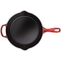 Le Creuset - Patelnia żeliwna Signature 26 cm czerwona  - zdjęcie 3